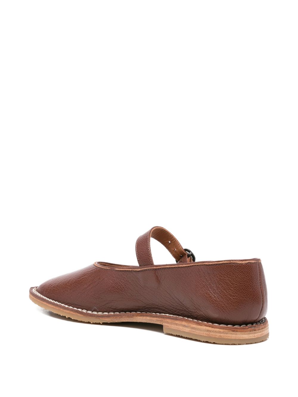 Hereu Brava leather ballet flats