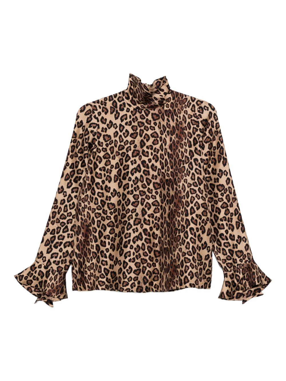 Alberto Biani Printed silk blouse