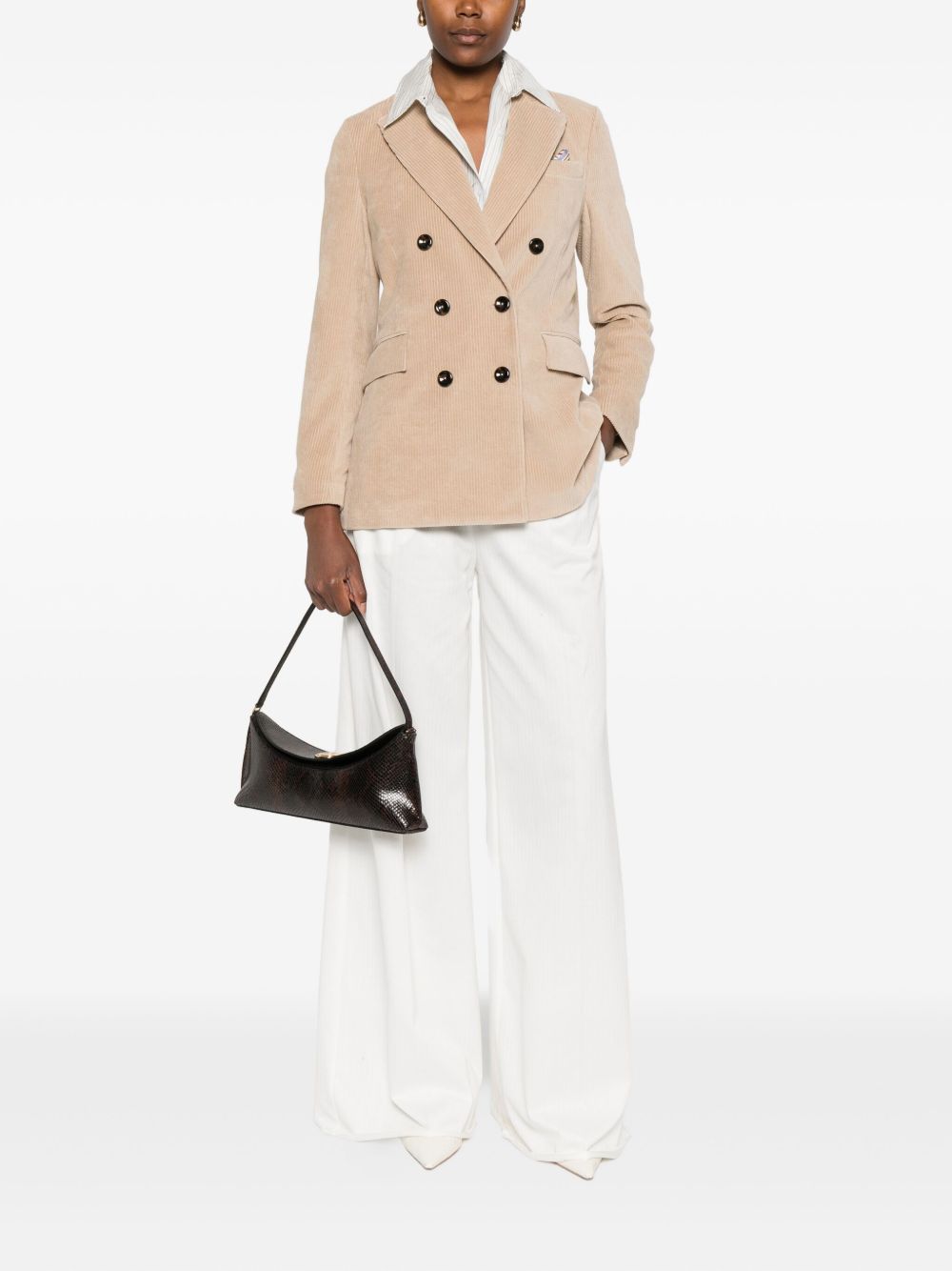 Circolo 1901 Cotton double-breasted jacket