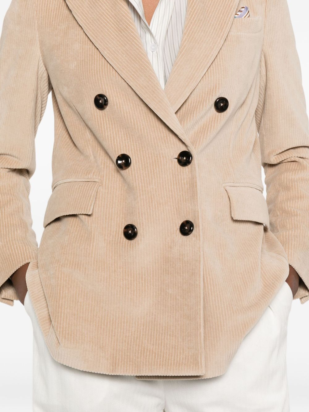 Circolo 1901 Cotton double-breasted jacket