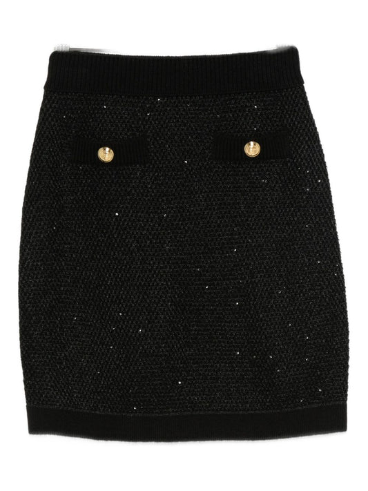 Elisabetta Franchi Wool knitted skirt