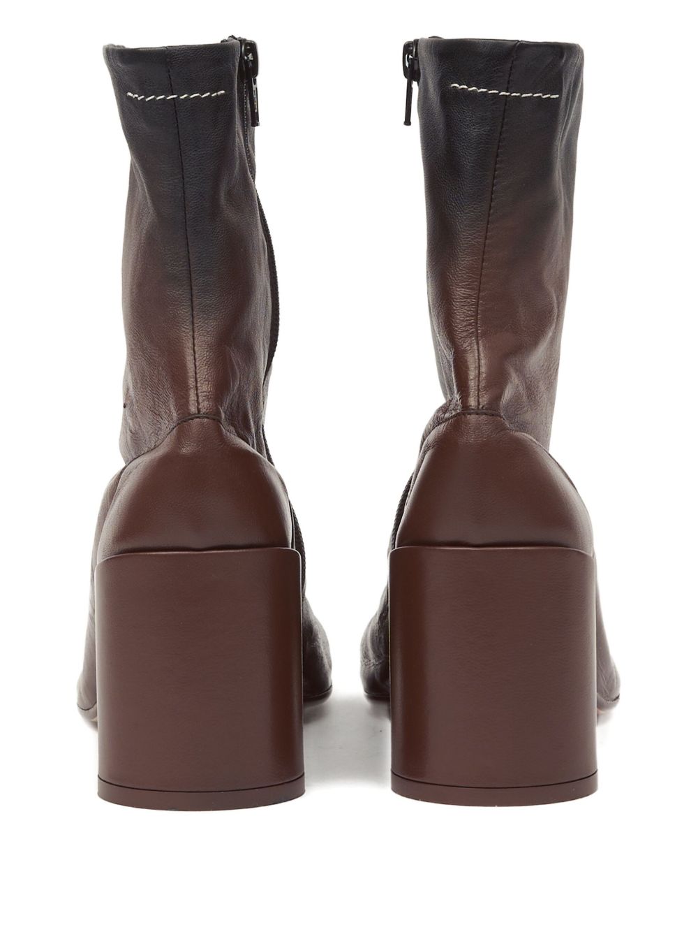 MM6 Maison Margiela 90mm leather ankle boots