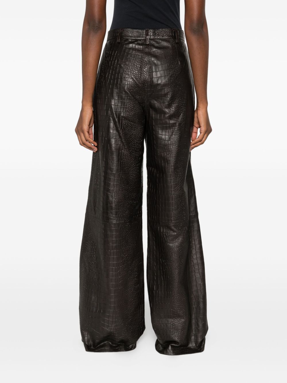 Enes Leather trousers