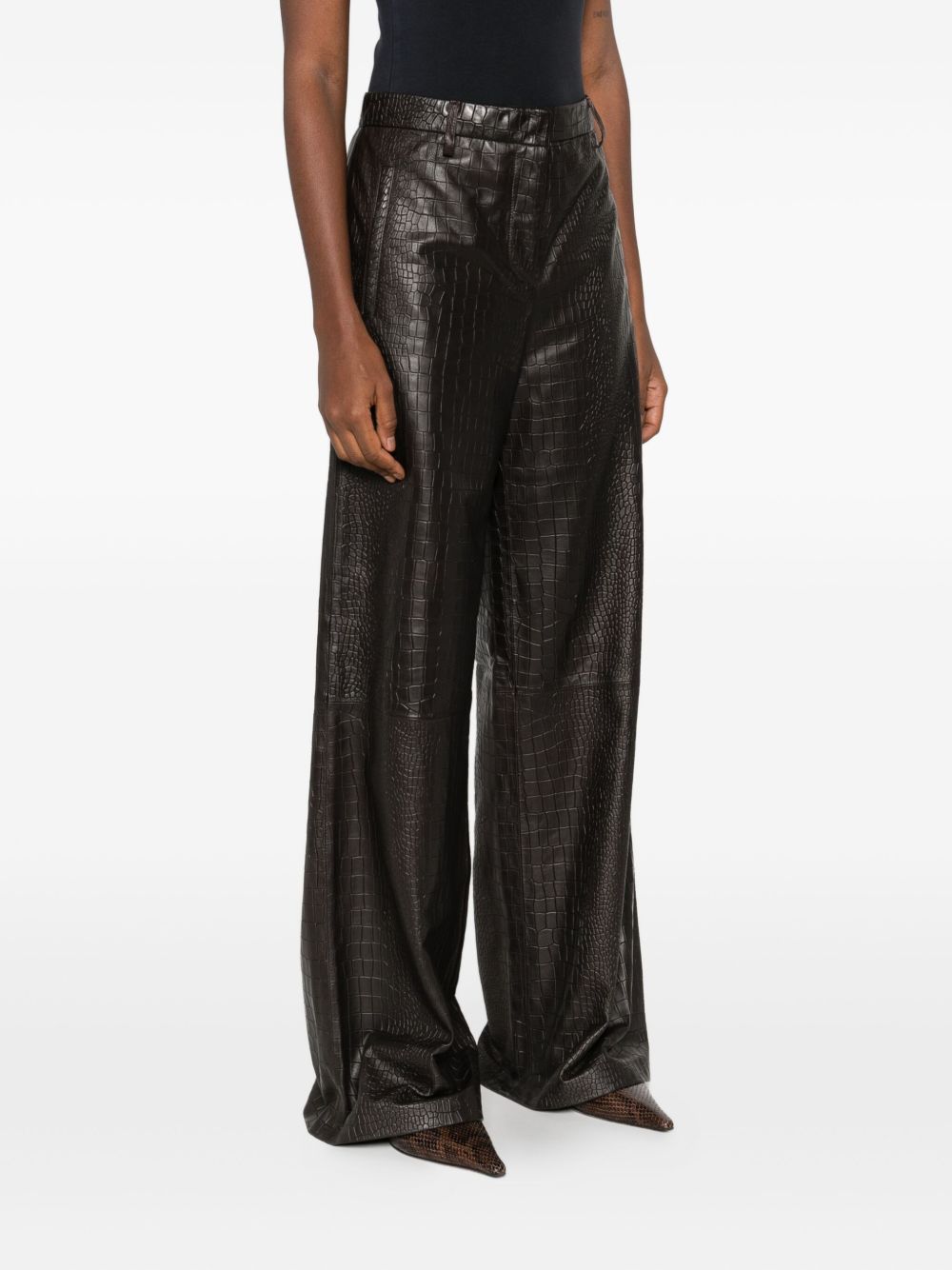 Enes Leather trousers