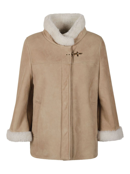 Fay Leather shealing cape