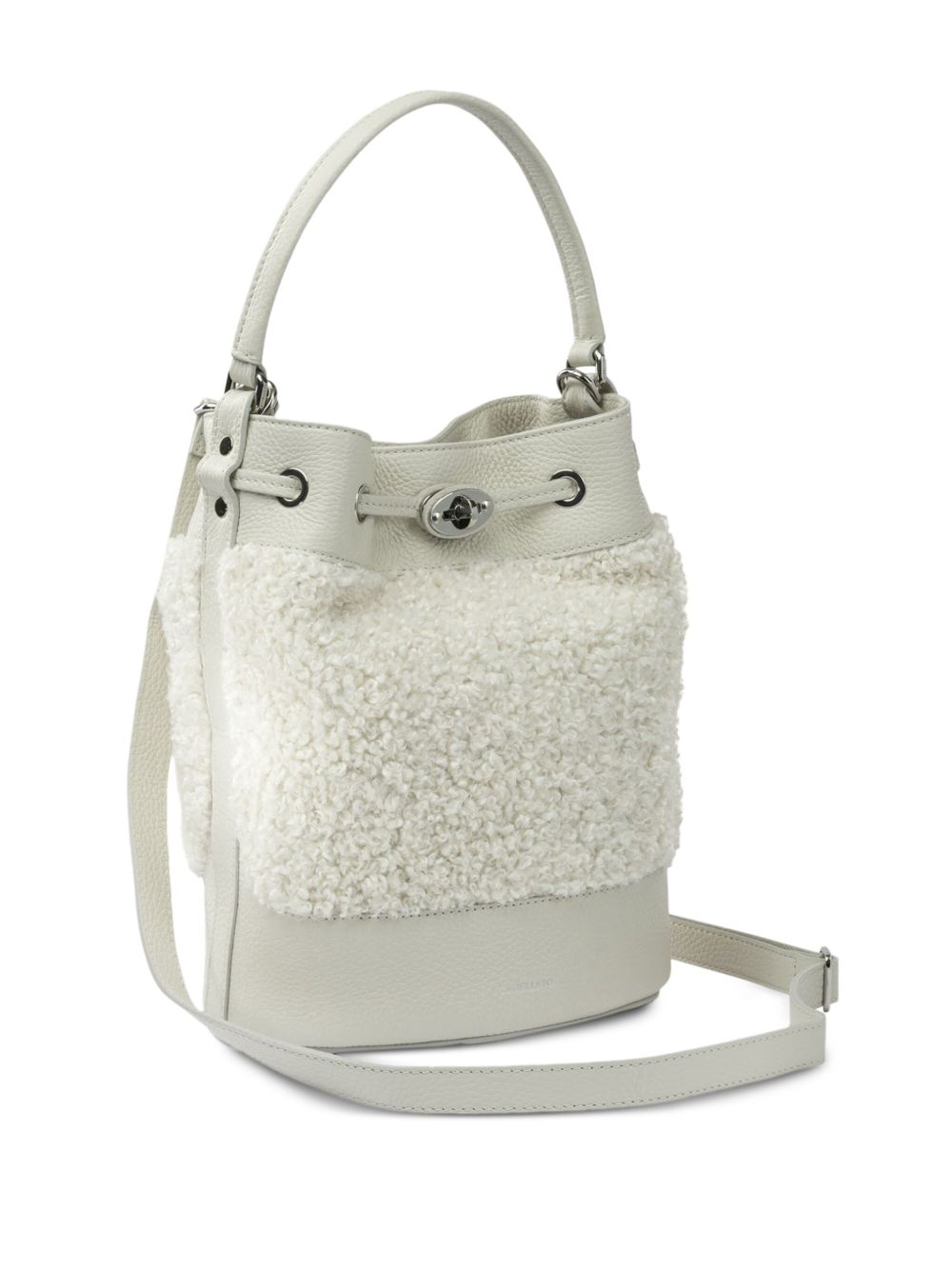 Zanellato Monda'® Small Bag In White Merinos Fabric