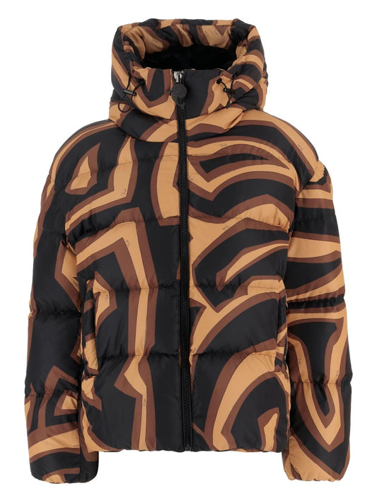 Pucci Printed nylon down jacket