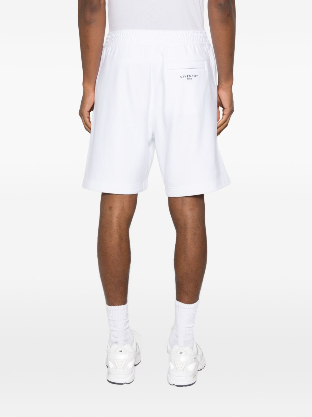 Givenchy Logo cotton shorts