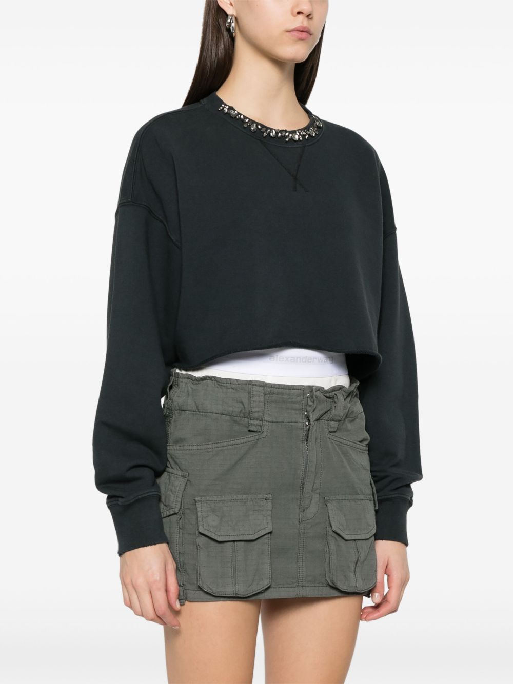 Golden Goose Cotton cropped sweatshirt