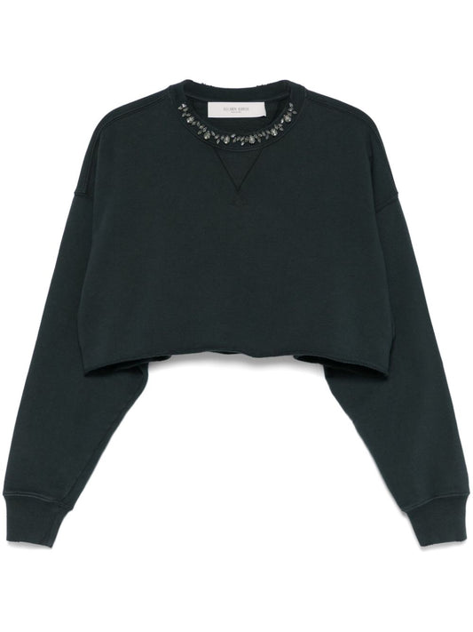 Golden Goose Cotton cropped sweatshirt