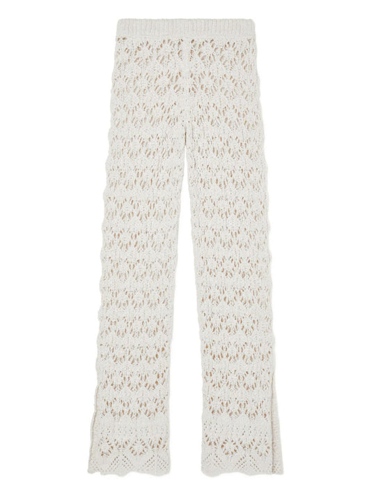 Alanui Lagoon Romance cotton trousers