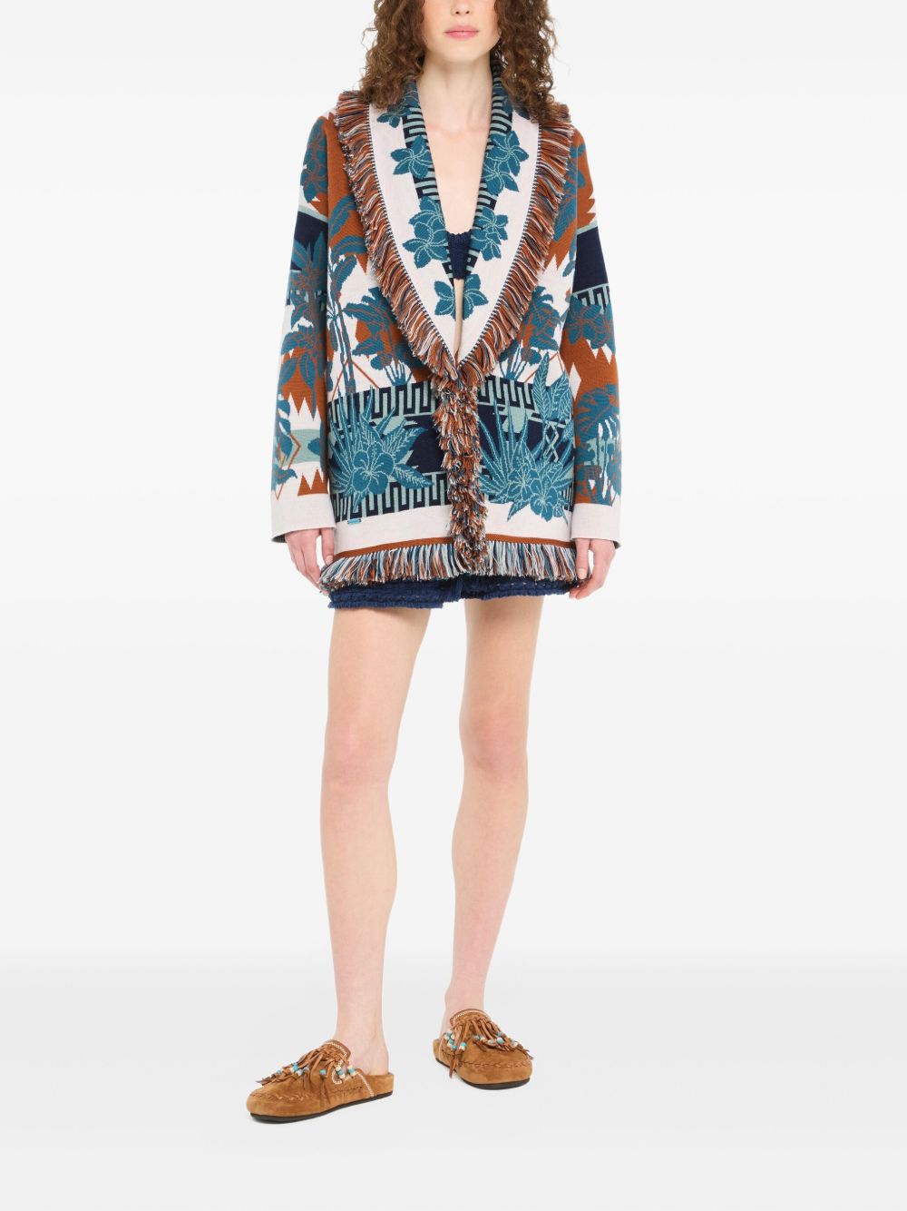 Alanui Island Soul wool cardigan