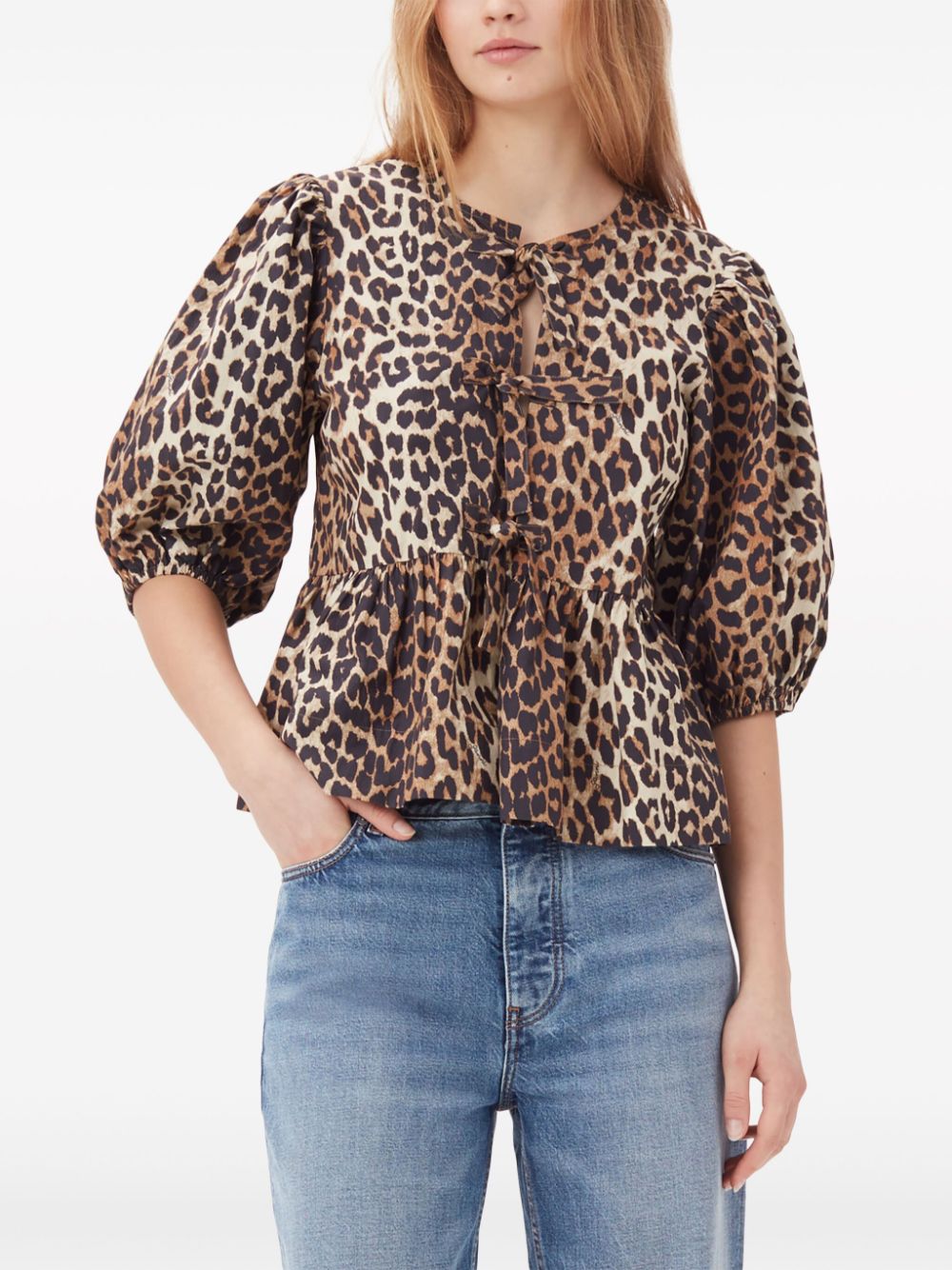 Ganni Organic cotton blouse