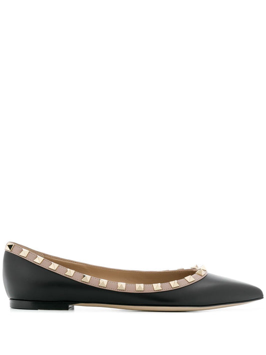 Valentino Garavani Patent Rockstud Ballet Flat