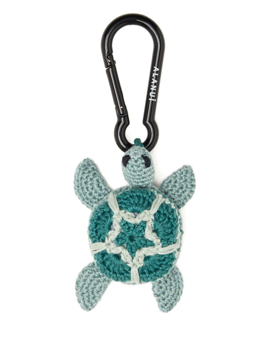 Alanui Handmade Turtle Crochet Key Holder