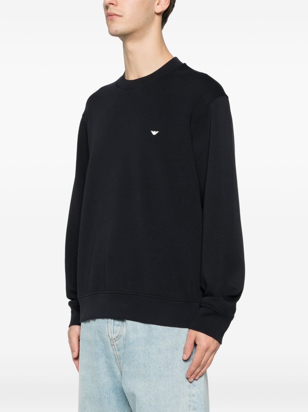 Emporio Armani Cotton crewneck sweatshirt