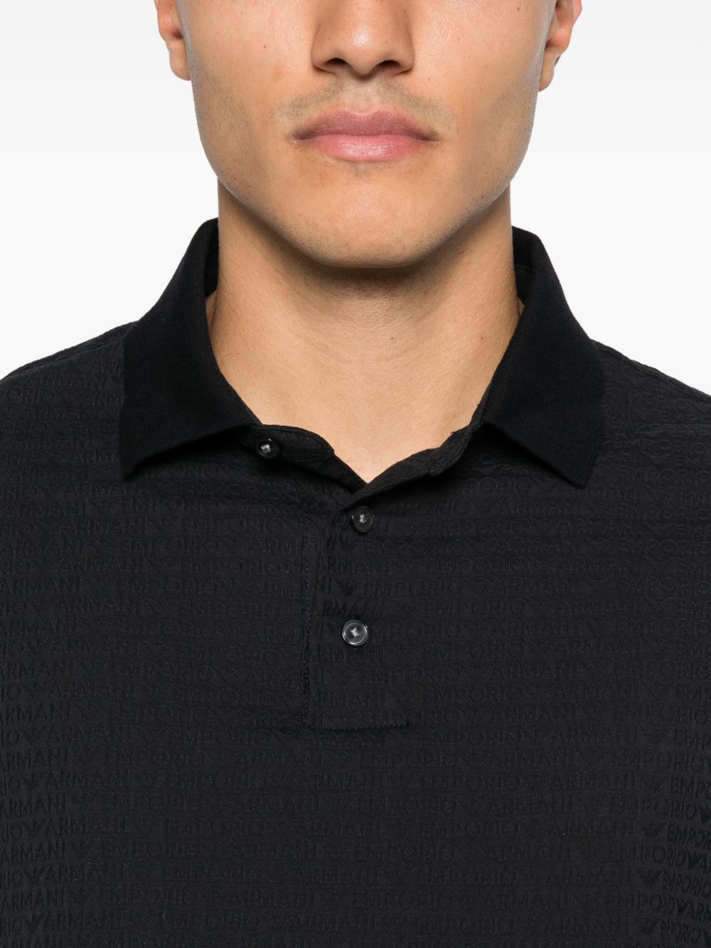 Emporio Armani Logo cotton polo shirt