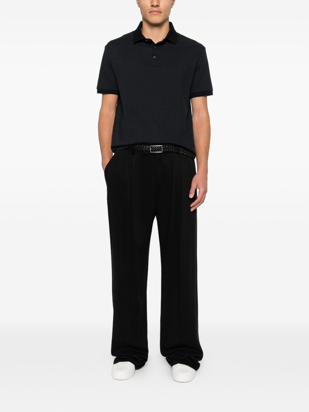 Emporio Armani Logo cotton polo shirt