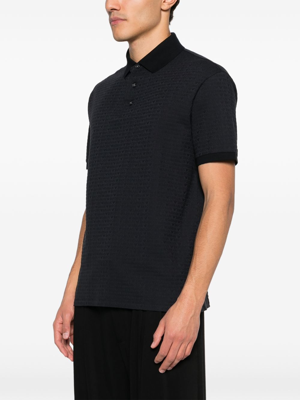 Emporio Armani Logo cotton polo shirt