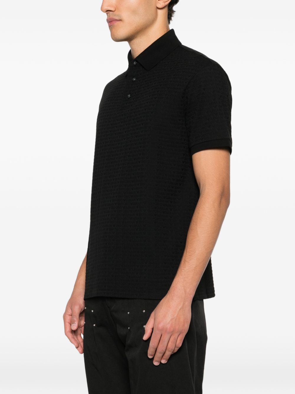 Emporio Armani Logo cotton polo shirt