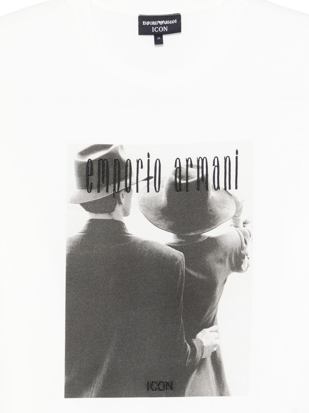 Emporio Armani Printed cotton t-shirt