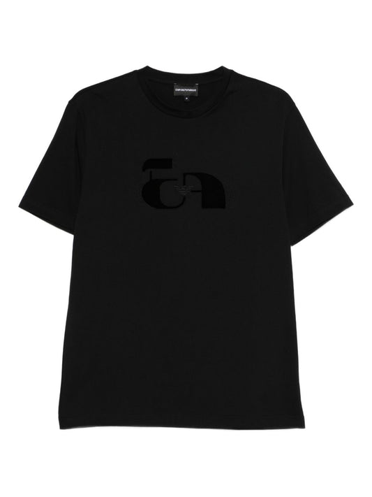 Emporio Armani Printed cotton t-shirt