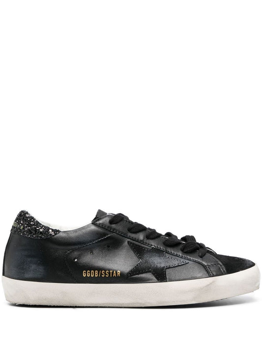 Golden Goose Super-Star Leather Sneakers.