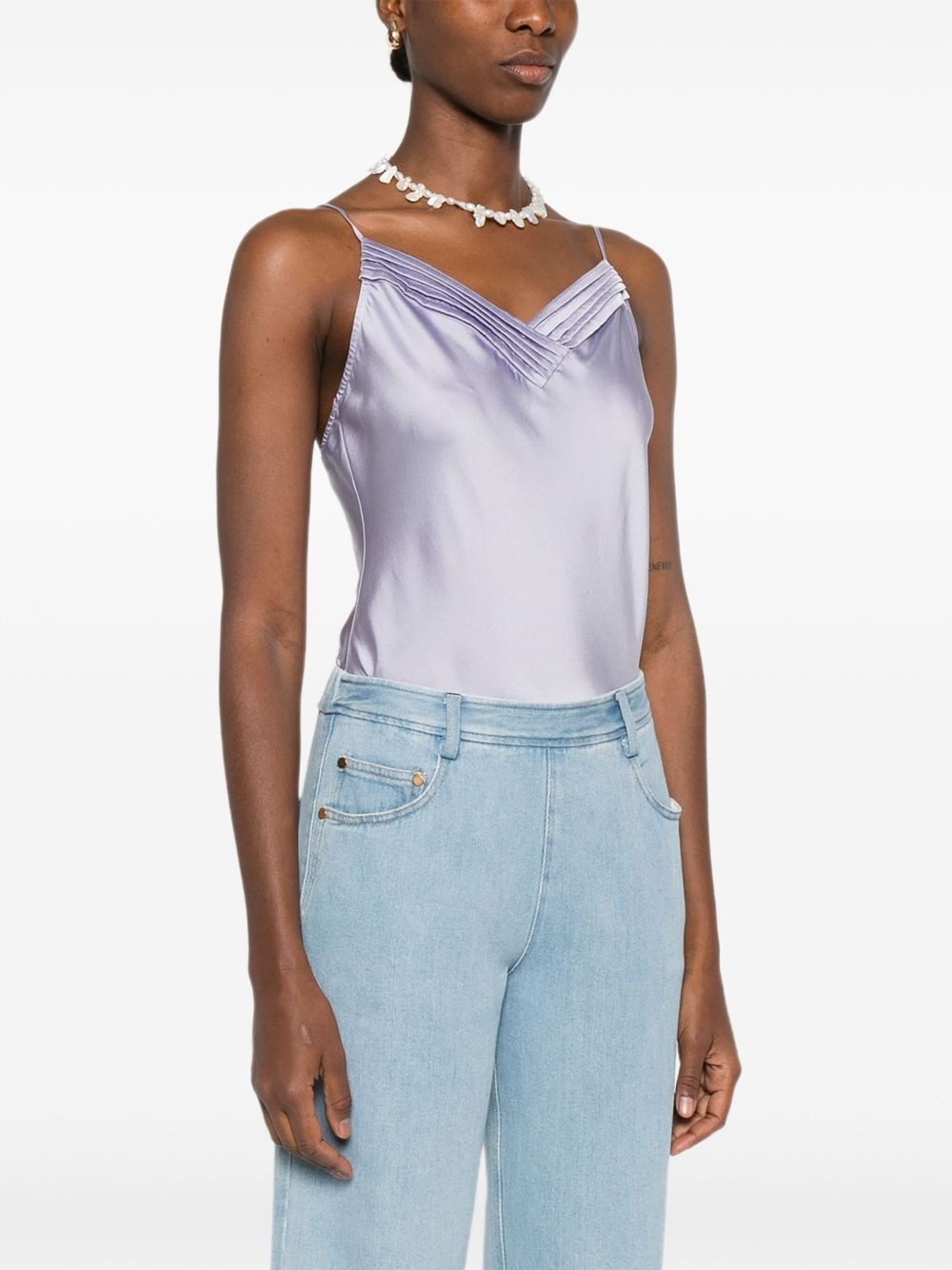 Forte Forte Silk satin bodysuit