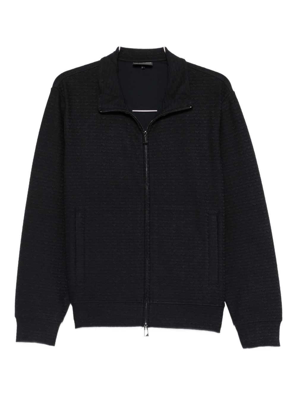 Emporio Armani Cotton blend zipped sweatshirt