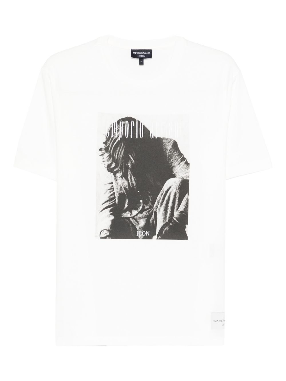 Emporio Armani Printed cotton t-shirt