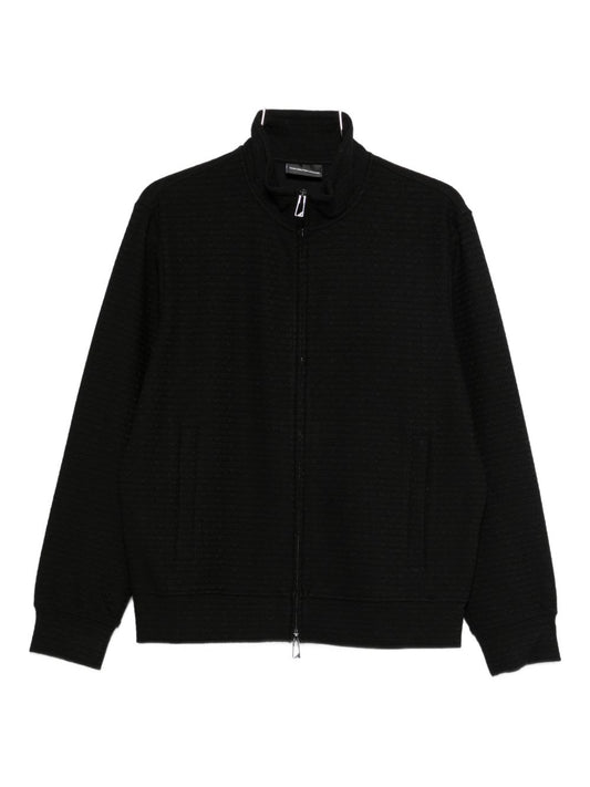 Emporio Armani Cotton blend zipped sweatshirt