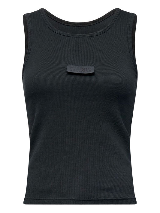 MM6 Maison Margiela Logo cotton tank top