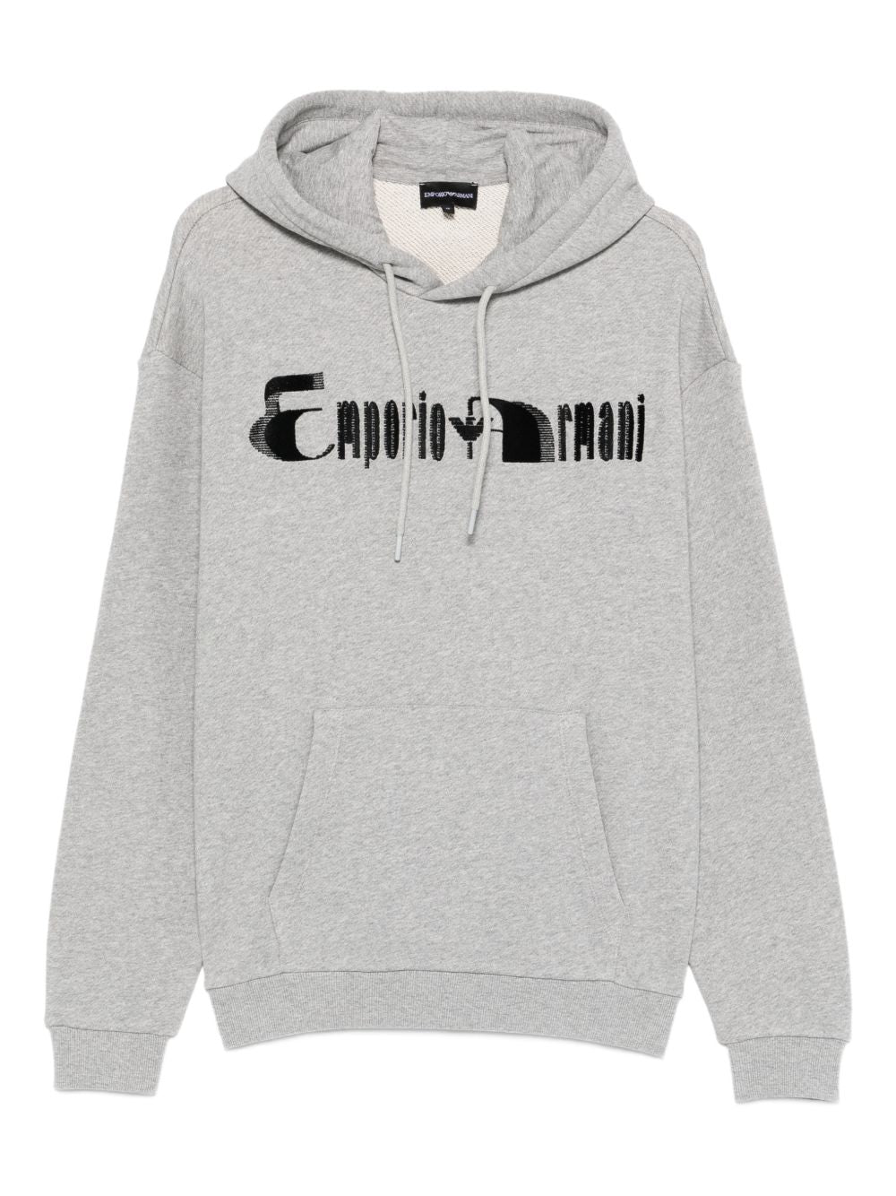 Emporio Armani Logo cotton hoodie