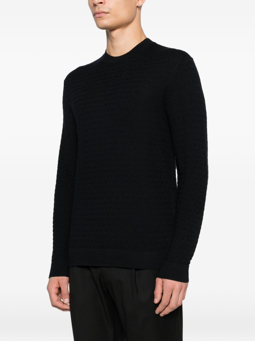 Emporio Armani Wool crewneck sweater