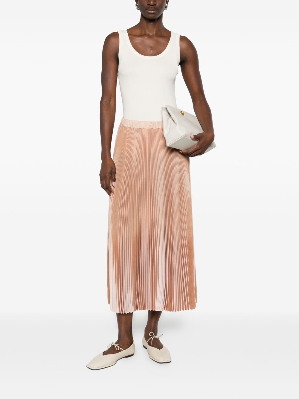 Fabiana Filippi Pleated long skirt