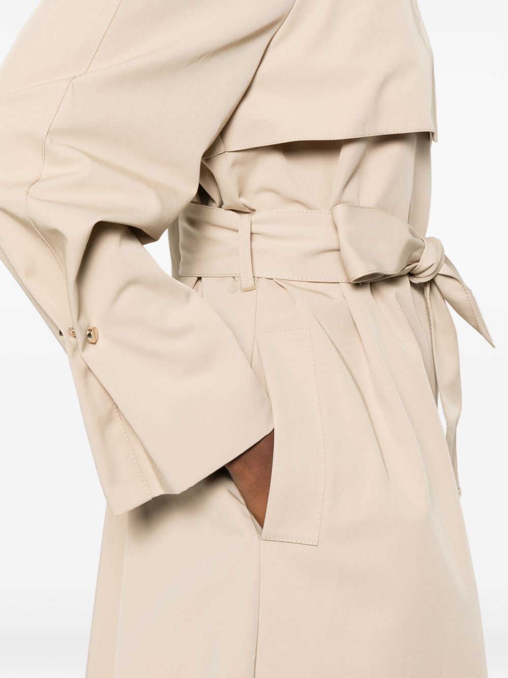 Emporio Armani Cotton blend trench coat