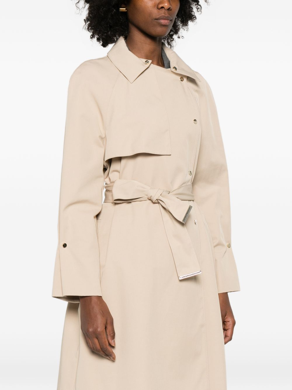 Emporio Armani Cotton blend trench coat