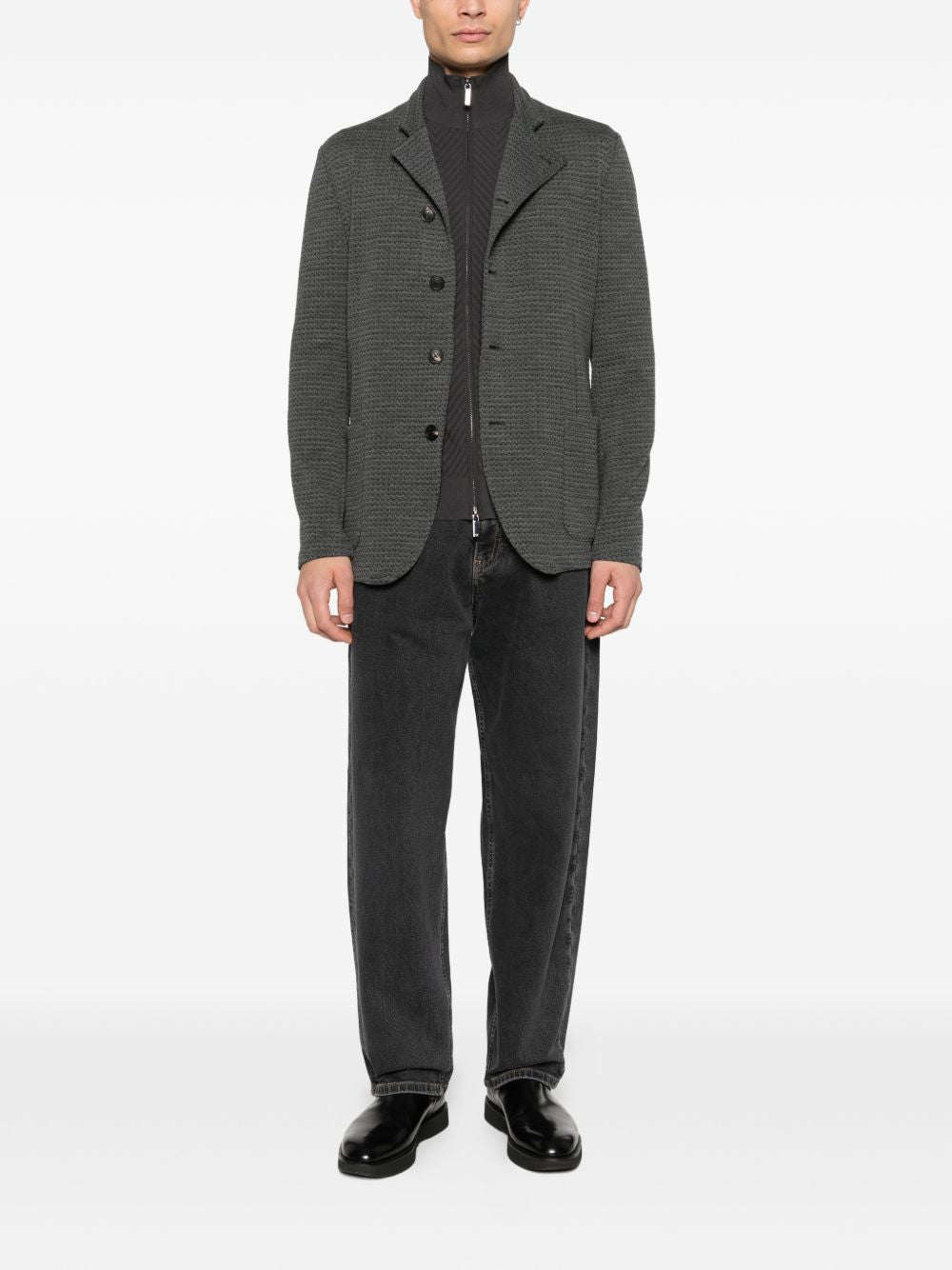 Emporio Armani Chevron cardigan