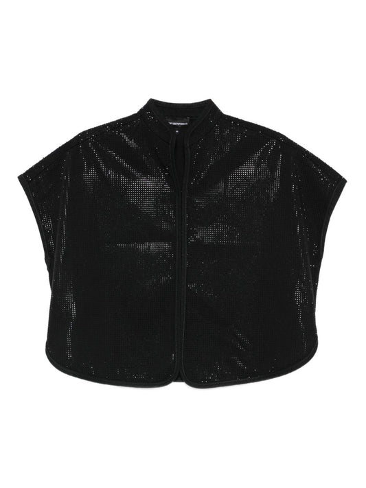 Emporio Armani Studded cropped top
