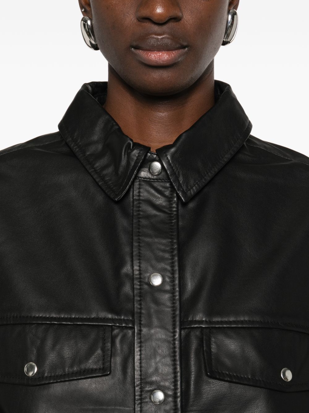 Iro Cabana leather shirt