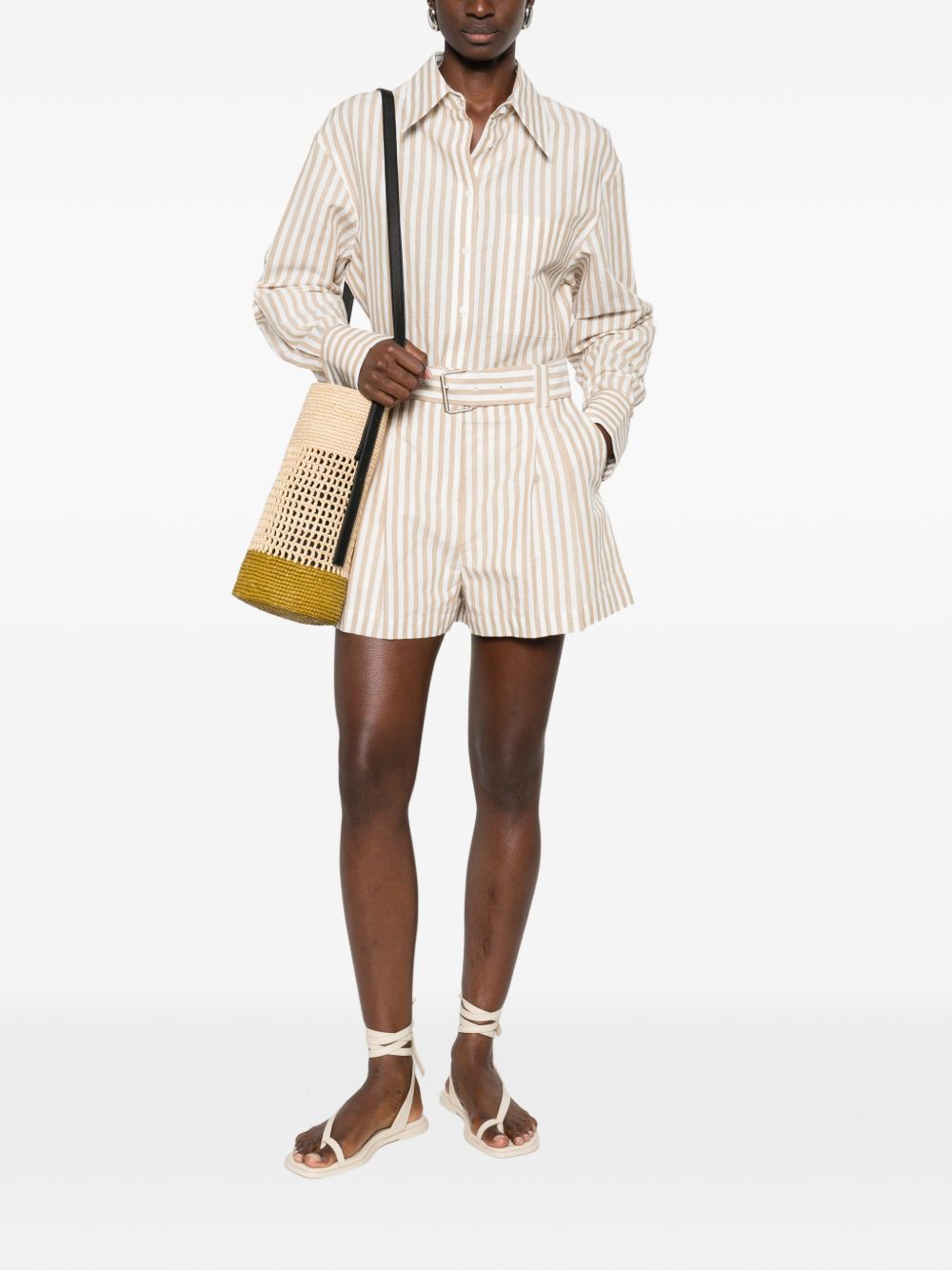 Iro Azaloa striped cotton blouse