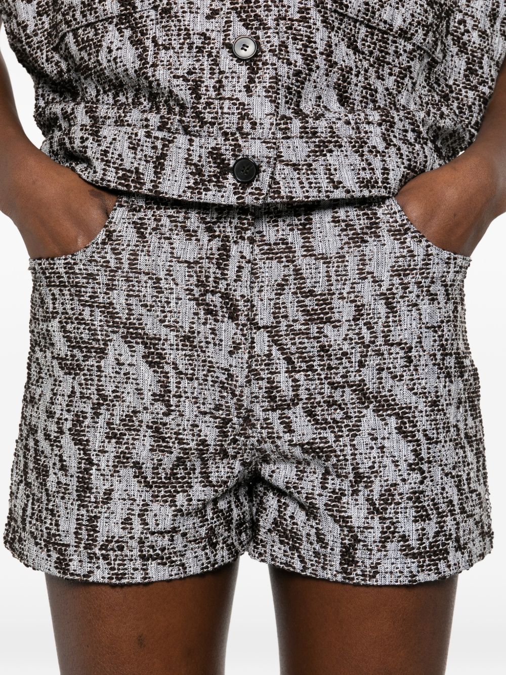 Iro Edela cotton blend shorts