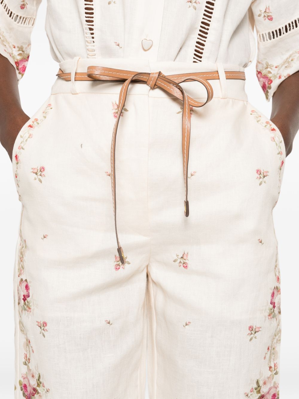 Zimmermann Patience linen trousers