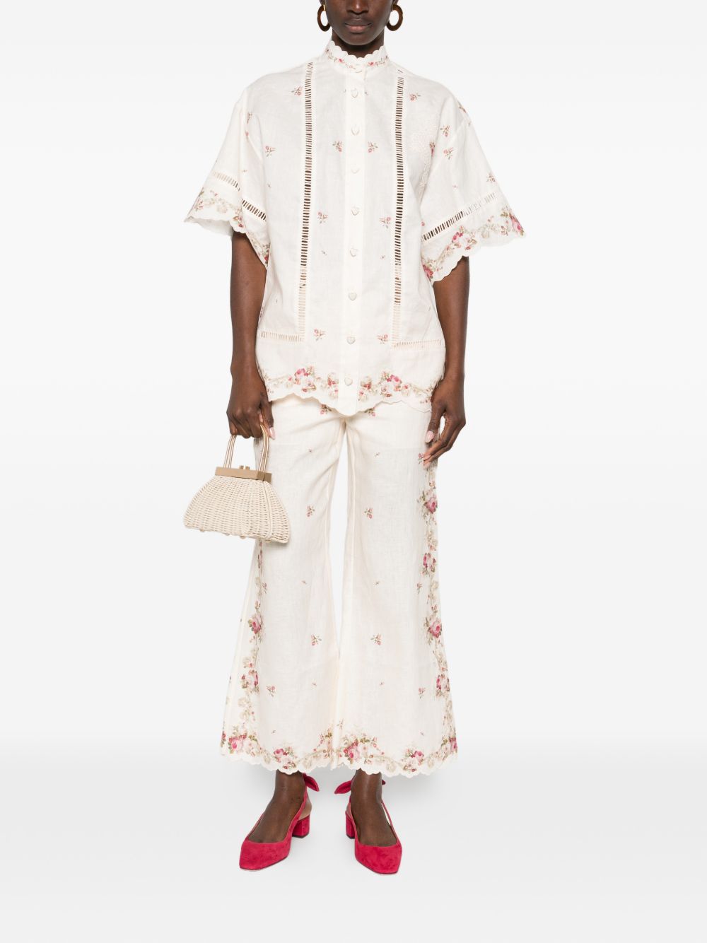 Zimmermann Patience linen trousers
