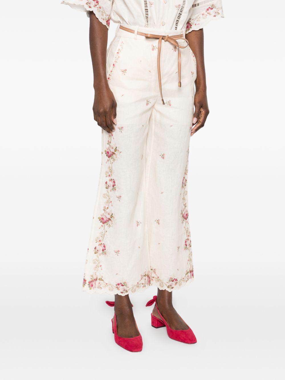 Zimmermann Patience linen trousers