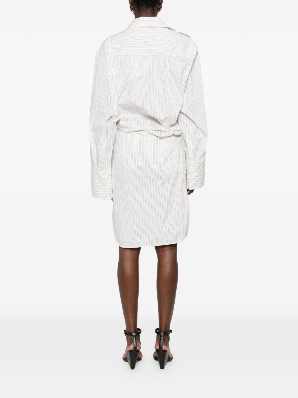 Iro Lazul striped cotton dress