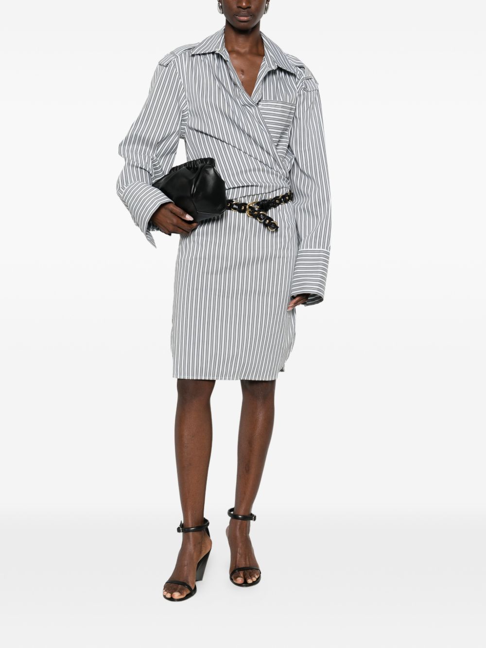 Iro Lazul striped cotton dress