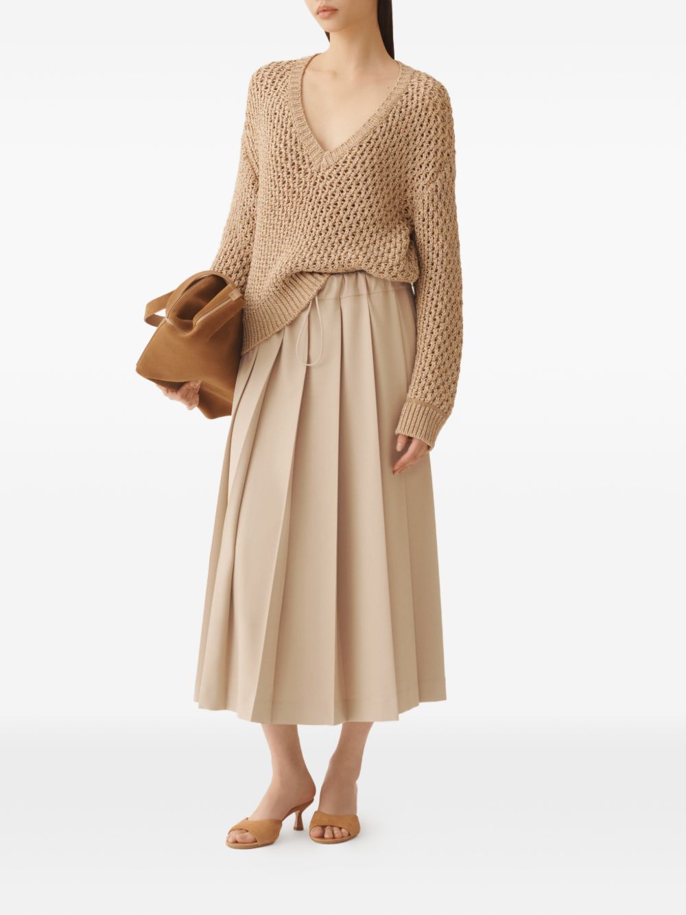 Fabiana Filippi V-neck Cotton sweater