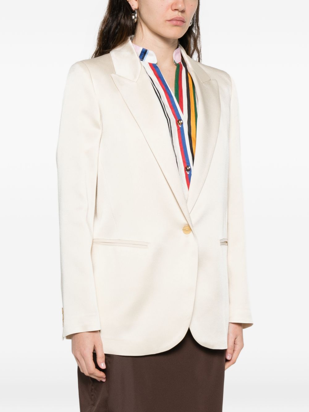 Forte Forte Single-breasted blazer jacket