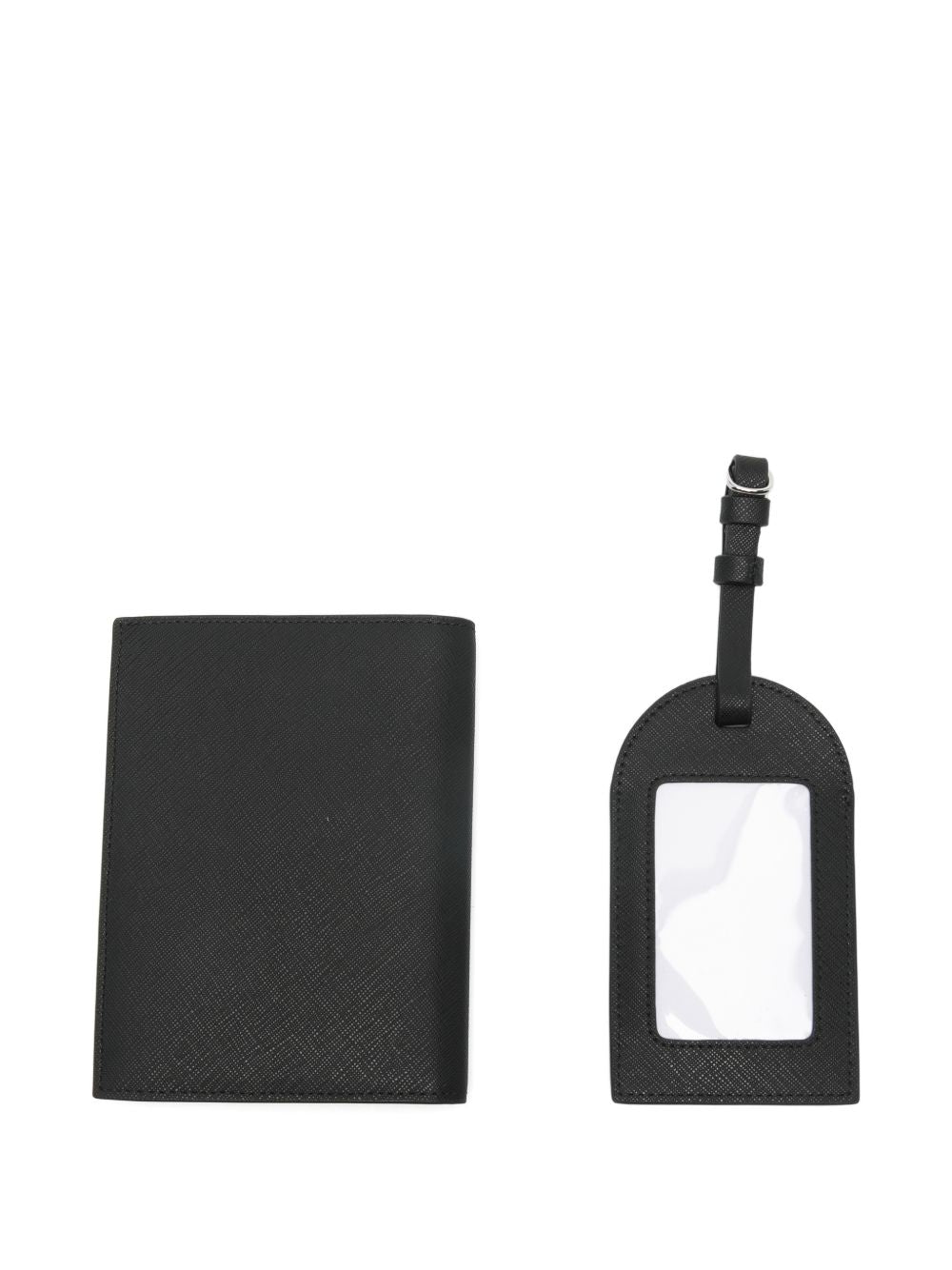 Emporio Armani Asv Gift Box With Regenerated Saffiano Passport Holder And Tag